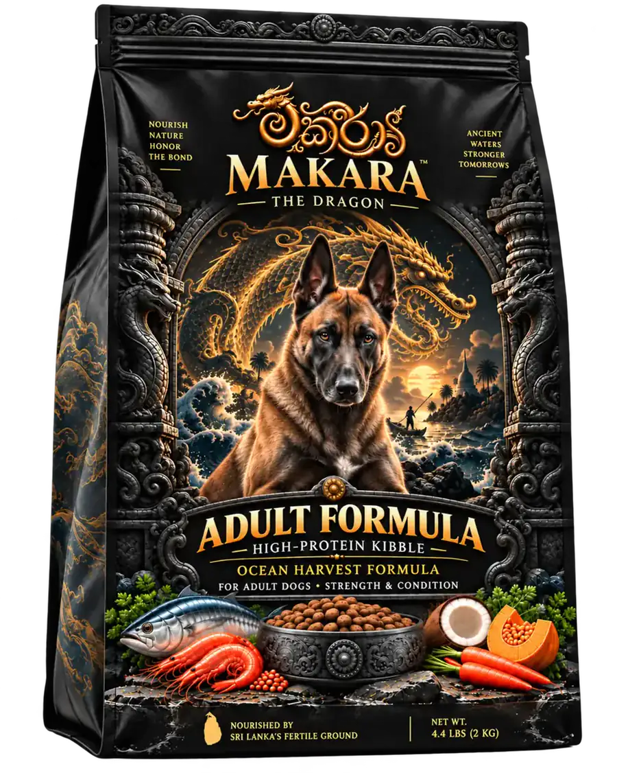 Front of Makara Adult Formula package