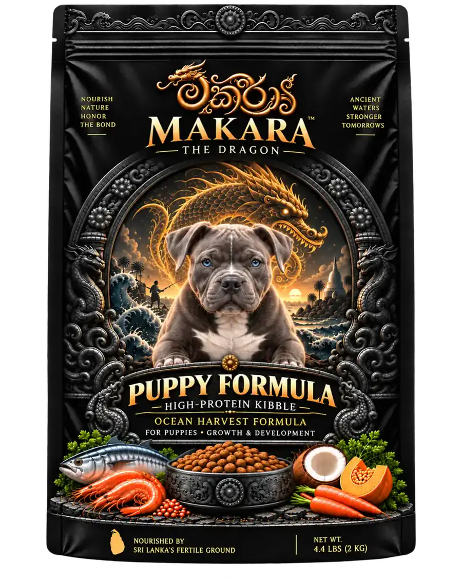 Makara Puppy Formula package